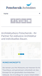 Mobile Screenshot of potschernik-architekten.de